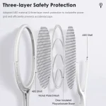 5 in 1 Fast Charging Racket Kill Fly Bug Safety Insulated 2-in-1 Mosquito Swatter USB Rechargeable Electric Mosquito Swatter - Image 4