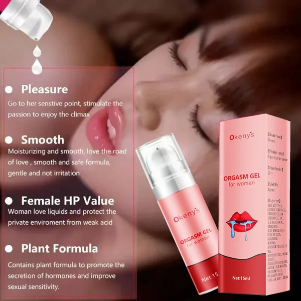 Female Enhancement Orgasm Gel Stimulation Orgasmes Sexual Desire Enhancers Orgasmic Drops Best Lubricant For Women - Image 3