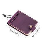 Vintage Retro Handmade Mini Genuine Leather Notebook - Cute Portable Planner Diary Journal Sketchbook Notepad Organizer Statione - Image 2
