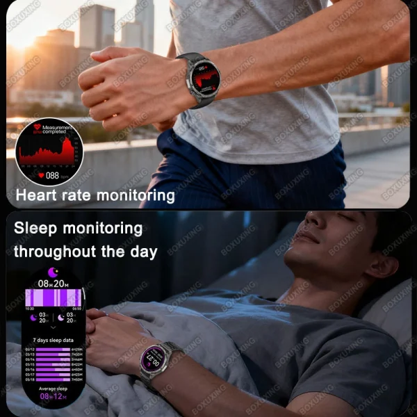 New Watch GT6 Smart Watch Men HD AMOLED Screen GPS Track Always Show Time Heart Rate Bluetooth Call Waterproof Sports Smart watch - Image 5
