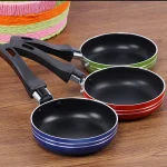 12cm/14cm/16cm Mini Frying Pan Non-Stick Steel Frypan Pot Saucepan Random Color For Cookware Kitchen Cookware - Image 5