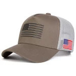 Unisex American Flag Embroidery Baseball Net Caps Spring and Summer Outdoor Adjustable Casual Hats Sunscreen Hat Sports Cap - Image 4