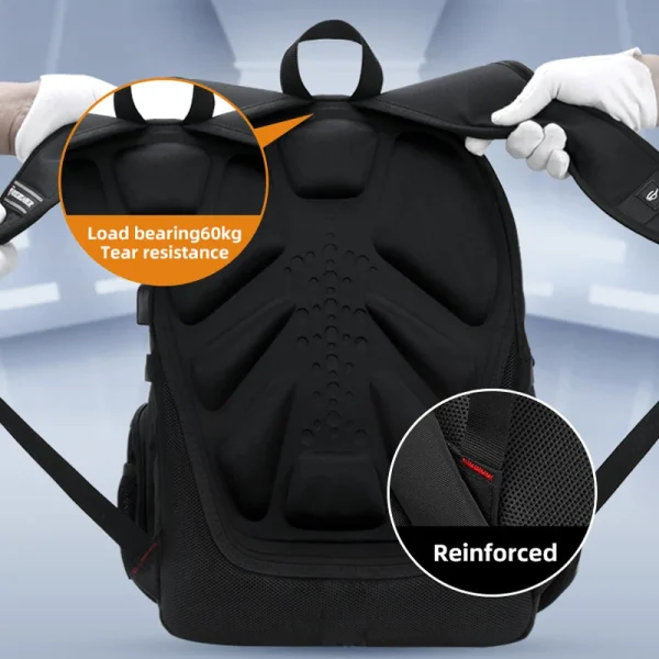 2025 Waterproof 17/20 Inch Laptop Backpack Men Airplane Travel Backpack Women Oxford Rucksack Male School Bag modern Mochila - Image 3