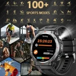Xiaomi 2026 New Military Outdoor Sports Smart Watch Motion Track 5 ATM Waterproof Heart Rate HD Bluetooth Call Smart watch Men - Image 3