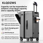 KLQDZMS Luggage Front Opening Boarding Box Large Capacity Trolley Case 20"22"24"26"28"30 Inch Strong and Durable Suitcase - Image 2