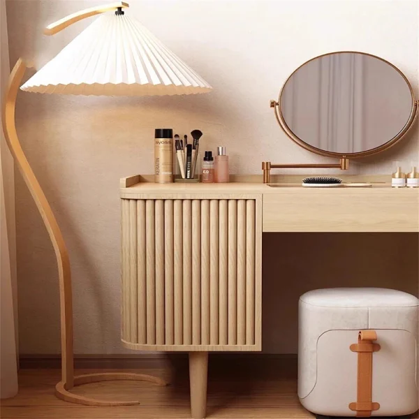 Vintage Wood Dressing Table Cosmetics Beauty Girl Women Dressing Table Makeup Chair Bedroom Mesa De Maquillaje Home Furniture - Image 3