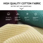 7PCS/Set Women's Waffle Cotton Panty Sexy V Waist Brazilian Panties Female Breathable Soft Underwear Solid Stretch Lingerie - Image 4