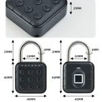 Keyless Fingerprint Lock with Tuya APP Smart Padlock Waterproof Door Lock 0.2sec Unlock Portable Anti-theft Padlock for Offices - Image 5