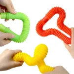 8 16 24 32 Pcs Pop Tubes Sensory Toys UrChoice Fine Motor Skills & Learning for Toddlers Fidget Toys and Party Favors for Kids - Image 3