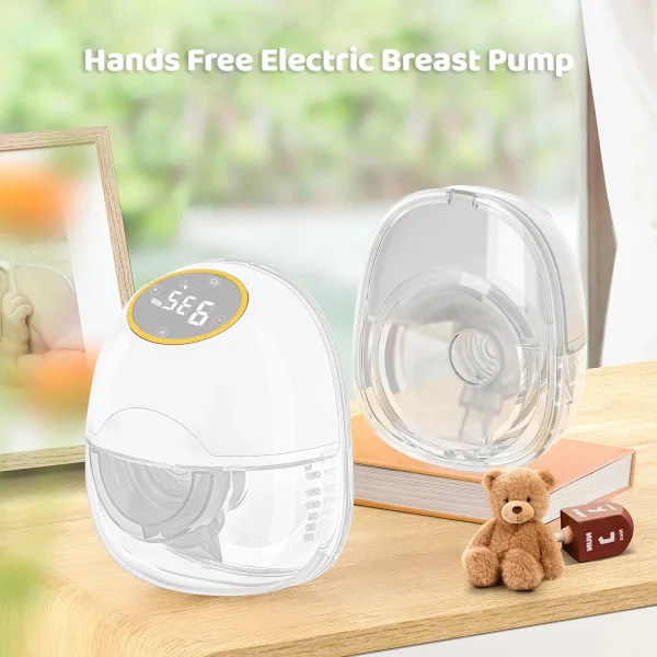 1PCS Electric Wearable Breast Pump Portable Breast Milk Collection Hands-free Automatic Smart Breast Pump Home Travel - Image 3