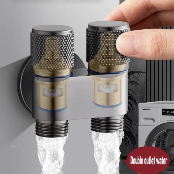 Handheld Toilet Bidet Faucet Rain Sprayer Stainless Steel Dual Button Bidet Sprayer Set Handheld Sprayer Shower Self-Cleaning - Image 5
