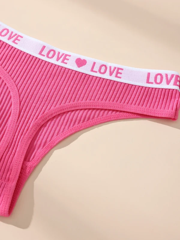 7Pcs Women's Cotton Thongs Sexy Panties Low Waist Underwear Girls Briefs G-String Breathable Ladies Panty Soft Female Lingerie - Image 2