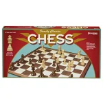Family Classics Chess with Folding Board and Full Size Chess Pieces Ideal for Travel Home and Outdoor Games Durable Design with