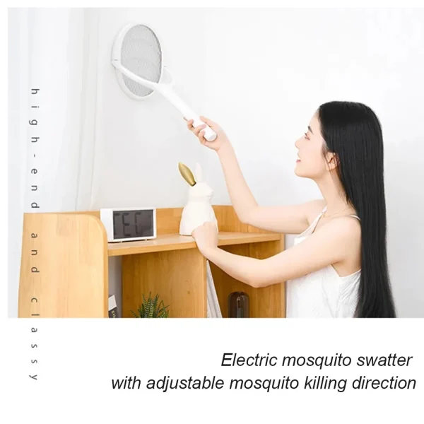 3500V 5in1 Mosquito Killer Lamp Multicunctional Angle Adjustable Bug Zapper Electric USB Rechargeable Mosquito Fly Bat Swatter - Image 3