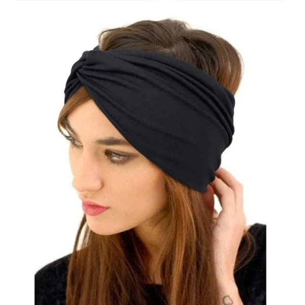 Bohemian European and American Sports Hairband Women's Wide Yoga Elastic Running Hair Accessories Headw - Image 3
