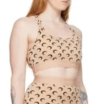 Trendy Full Print Cross Backless Sports Bra for Women High-Waisted Sexy Crop Top Fashion Streetwear Vest - Image 2