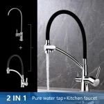 Kitchen Modern Copper Faucet Purification Drinking Water Pull-Out Sink Hot and Cold Pure Water Direct Drinking Faucet - Image 4