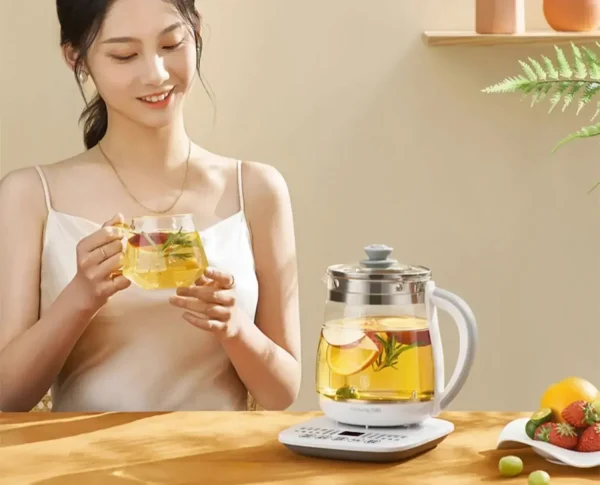 220V Jiuyang health pot automatic thickened glass multifunctional household electric tea maker office electric kettle 1.5L - Image 5