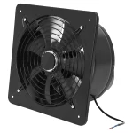 12 Inch High Airflow Exhaust Fan, 2800 RPM Noise-free, Explosion-Proof Ventilation Extractor Fan Axial Fan for Kitchen Warehouse - Image 2