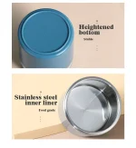 630/1000ml Thermal Tiffin Box Stainless Steel Kids Lunch Box Lunch Bags Food Container Bento Box Kids Lunch Box Office Worker - Image 3