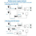 4K 8MP POE IP Camera Audio H.265 POE/NOT POE Onvif Wide Angle 2.8mm AI Color Night Vision Home CCTV Video Surveillance Security - Image 4