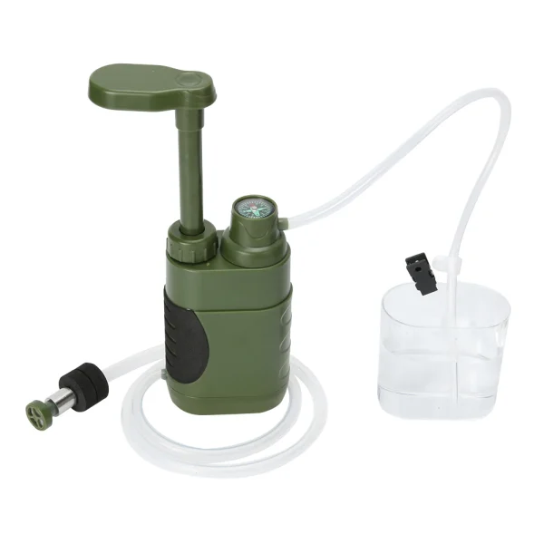 Drinking Water Purifier Portable Water Filter Pump Hand Operated Survival Water Filter 1400ml/min for Survival Emergency - Image 3