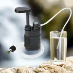 Drinking Water Purifier Portable Water Filter Pump Hand Operated Survival Water Filter 1400ml/min for Survival Emergency - Image 4