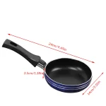 12cm/14cm/16cm Mini Frying Pan Non-Stick Steel Frypan Pot Saucepan Random Color For Cookware Kitchen Cookware - Image 3