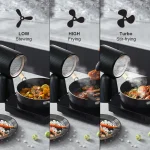 Tieasy with 2 Speed Exhaust Fan Detachable Aluminum Filter Portable Range Hood ZMS-TBX8 - Image 3