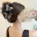 Elegant Butterfly Hair Clips High Quality Acrylic Hair Clips Non-slip Board Scratch Hair Clips Girls Daily Hair Accessories