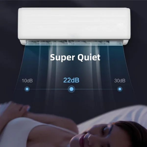 Eco-Friendly R32 Refrigerant AC 9000 BTU Inverter Split Air Conditioner System for Home & Office - Image 2