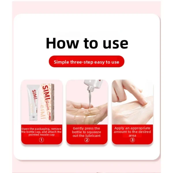 Ice Feeling Lubricant for Water-based Anal Lubricants Women Lubrication Session Vagina Adult Couple Intimate Lube Gel SexShop - Image 3