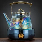 220V High-Temperature Resistant Electric Kettle Tea Stove & Tea Kettle Set for Home Use C - Image 2