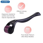 0.25-0.3mm Microneedle for Facial Body Hair Growth Derma Roller for Skin Beard 540 Needles Micro Face Roll Tool Gold Purple - Image 3