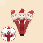 Christmas Decompression Telescopic Pop Tubes Fidget Toys Sensory Toy Swing Cool Light Lifelike Shape for Stress Anxiety Relief - Image 2