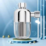 Stainless Steel Pre Water Purification Anti-scaling Universal Kitchen Tap Filter Healthy Water Clean Bathroom Shower Accessories