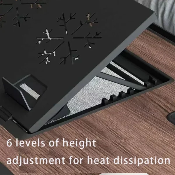 60cm Gaming Desk Home Folding Laptop Desk For Breakfast Bed Tray Height And Inclination Adjustable Folding Desk Tables Table - Image 4