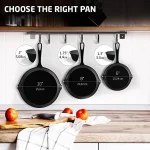 Cast Iron Frying Pan,14/16/20cm Non-stick Skillet Kitchen Fry Pot Breakfast Pan Omelette Pancake Pot Induction Cooking Cookware - Image 3