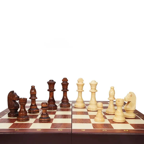 Board Game High-grade Set Of Solid Wood Chess Pieces Wooden Folding With More Than 2 After The Game Entertainment - Image 4