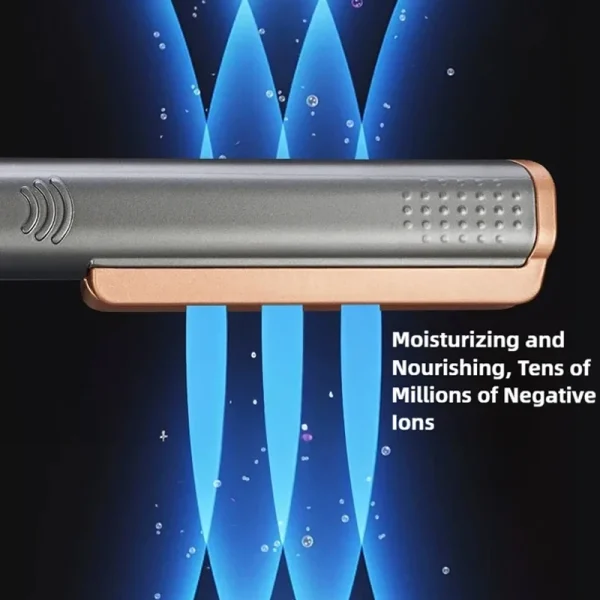 Profesional Styling Custom 2 in 1 Hair Straightener LCD Display Wide Plate for Hair Salon Curling - Image 3