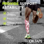 Kinesiology Tape Athletic Elastoplast Sport Recovery Strapping Gym Waterproof Tennis Muscle Pain Relief Bandage - Image 2