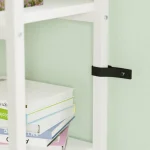 IRONCK Bookshelves and Bookcases 6-Shelf Etagere Bookcase, Industrial Open Display Shelves Geometric Bookcase with Sturdy Frame - Image 5