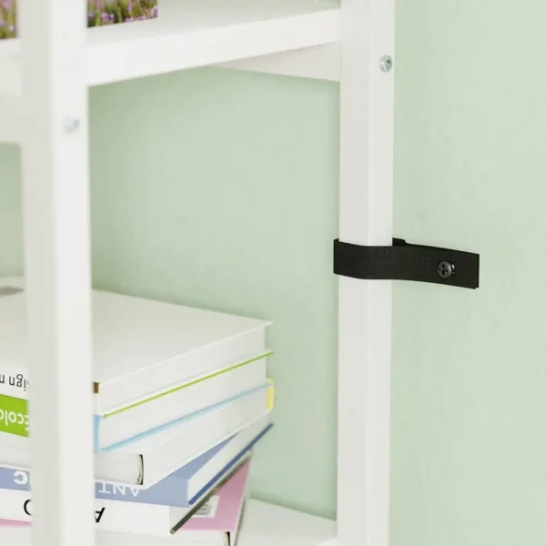 IRONCK Bookshelves and Bookcases 6-Shelf Etagere Bookcase, Industrial Open Display Shelves Geometric Bookcase with Sturdy Frame - Image 5
