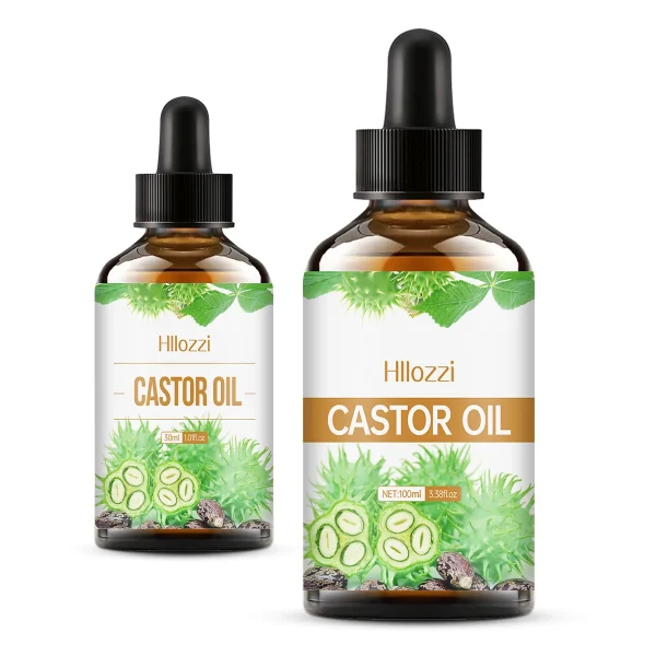 100ml/30ml castor oil pure essential oil skin care hair care can make hair smoother aromatherapy aromatherapy essential oil - Image 2