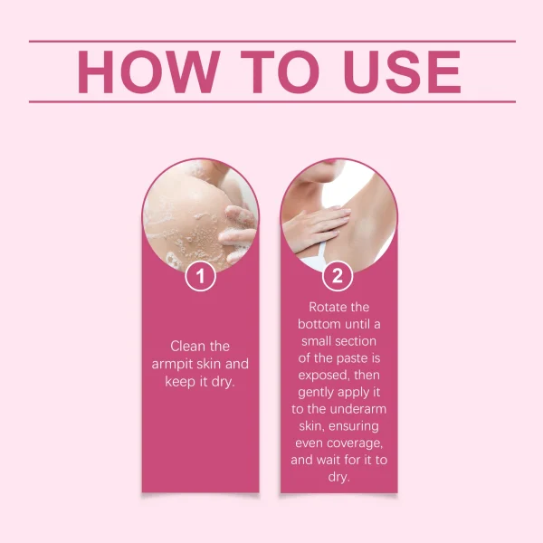 Underarm Deodorant Stick Removing Smell Persistent Fragrance Brightening Moisturing Smoothing Refreshing Anti Armpit Odor Stick - Image 5