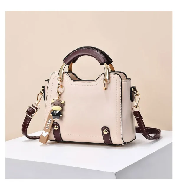 Woman shoulder bag Large capacity Handbag for Women Crossbody bag Lychee pattern Portable bucket bag ladies messenger bags - Image 4