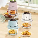 2026 New 3L household large capacity electric oven with air fryer, beige French fry maker, gift visible fryer - Image 4