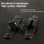 Sliding Door Latch Sliding Door Lock Buckle Hasp Door Bolt Aluminum Alloy Anti-theft Buckle Free Punching Door Buckle - Image 2