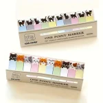 150 Sheets/Pack, Cartoon Cat Theme Sticky Notes Set - Perfect for Bookmarks and Memo Pads, Essential for Office Use - Image 3