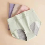 4Pcs Women's Menstrual Panties Physiological Pants Leak Proof Underwear Ladies Period Panty High Waist Cotton Briefs Lingerie - Image 3